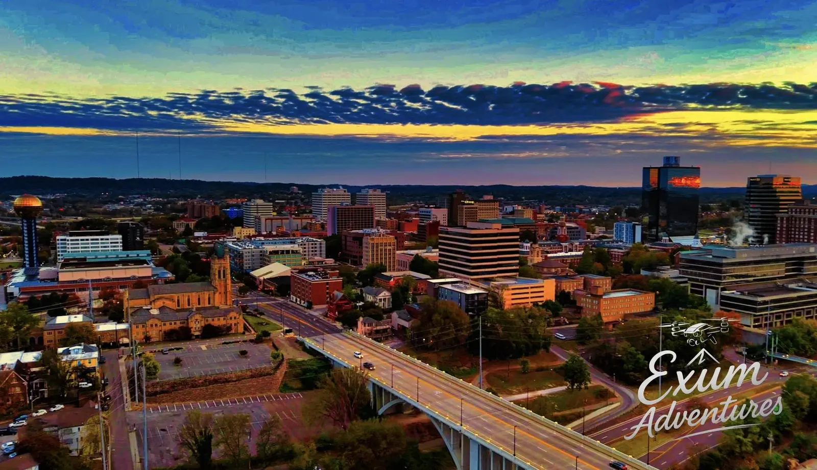 Aerial event photography showing the setting and crowd