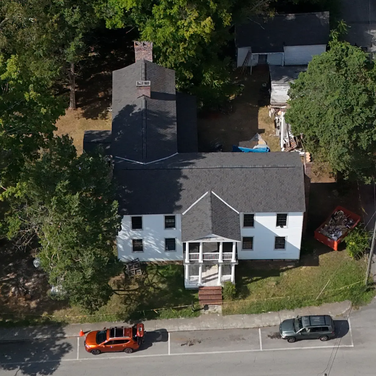 Tennessee property photographed from the air